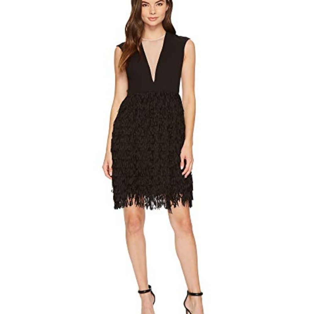 Aidan Matton Fringe Dress (US 12)